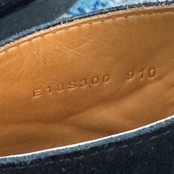 AMI ALEXANDRE MATTIUSSI Suede Jodhpur Boots In Black Size 10 - Picture 5 of 6